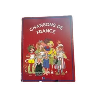 CHANSONS DE FRANCE Illustrated book French language